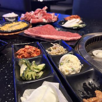 Manna BBQ | Westgate - Ban Chon corn cheese manna steak and beef brisket - Korean Near Me - Glendale, Arizona
