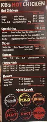 Menu photo 3 KB's Hot Chicken Sugar Land, TX Menu photo 3 KB's Hot Chicken Sugar Land, TX