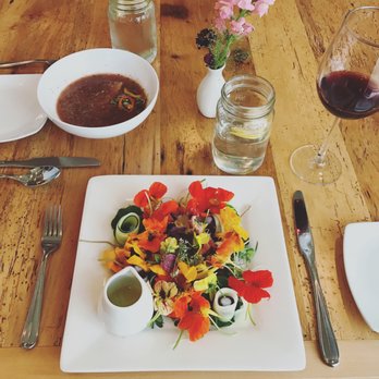 Red Haven - Beautiful salad and wine. - Tapas/Small Plates Near Me - Okemos, Michigan Red Haven - Beautiful salad and wine. - Tapas/Small Plates Near Me - Okemos, Michigan