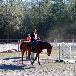 Winter riding.