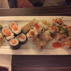 Misako Sushi - Mit Lachs, Garnele und Ente....