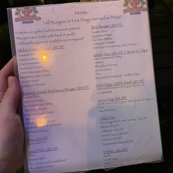 Aloha Smash Burger - Waikiki - Menu - Burgers Near Me - Honolulu, Hawaii