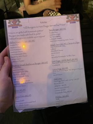 Menu photo 4 Aloha Smash Burger - Waikiki Honolulu, HI