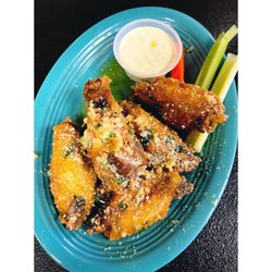 AJ's Steak & Pizza - Garlic Parmesan Wings