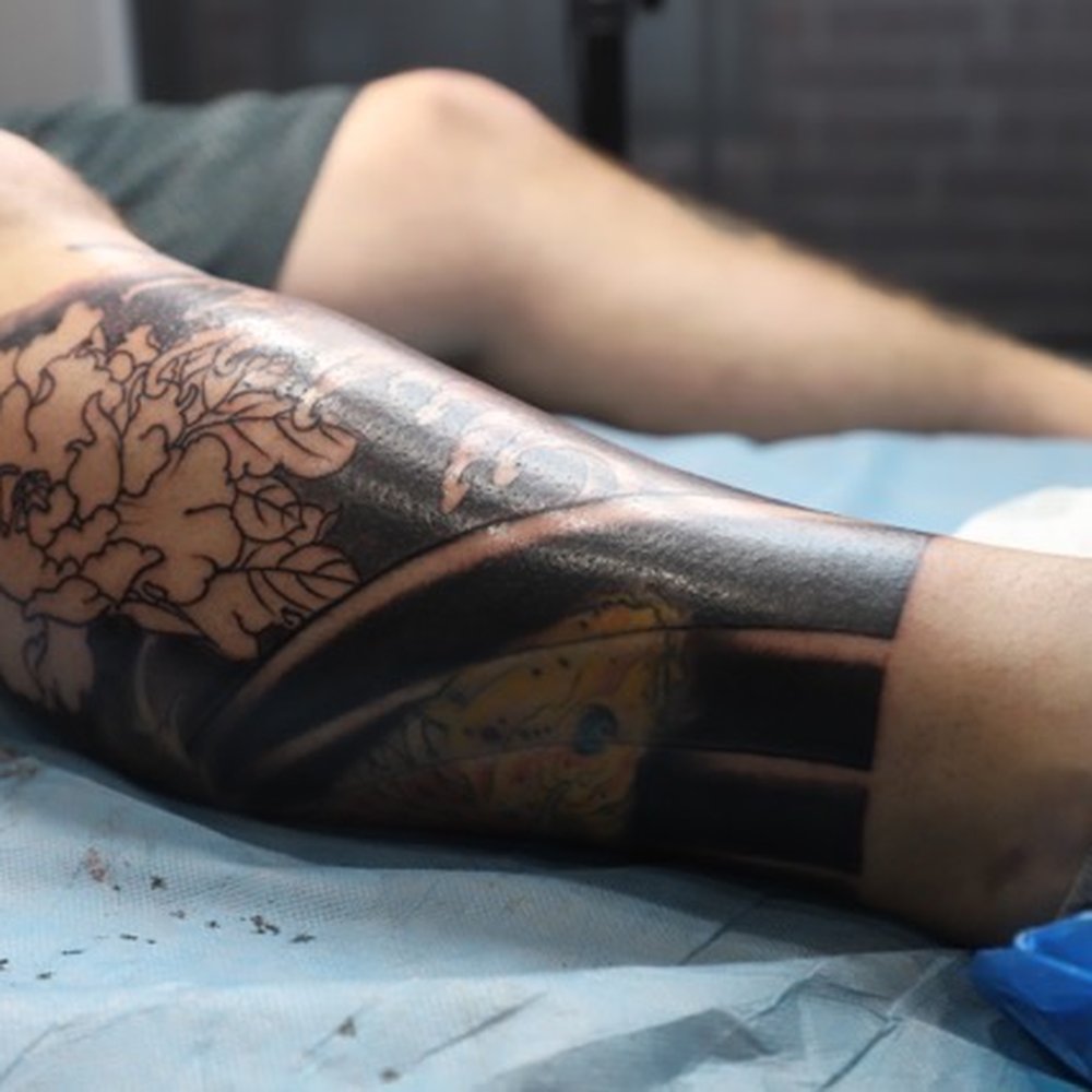 Hari Ato Tattoo - Peony - Tattoo Near Me - Katy, Texas Hari Ato Tattoo - Peony - Tattoo Near Me - Katy, Texas