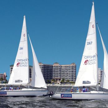 Offshore Sailing School - Two Colgate 26 sailboats in Gulf of Mexico, off Fort Myers Beach, Florida - Specialty Schools Near Me - Fort Myers, Florida Offshore Sailing School - Two Colgate 26 sailboats in Gulf of Mexico, off Fort Myers Beach, Florida - Specialty Schools Near Me - Fort Myers, Florida