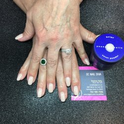 SK Nail Diva - Salon Lofts - One of my nude cover acrylics