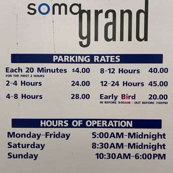 SOMA garage - 2024 Prices - Parking Near Me - San Francisco, California SOMA garage - 2024 Prices - Parking Near Me - San Francisco, California