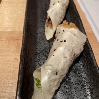 Zama - Spicy shrimp tempura hand roll on soy paper - Sushi Bars Near Me - Philadelphia, Pennsylvania Zama - Spicy shrimp tempura hand roll on soy paper - Sushi Bars Near Me - Philadelphia, Pennsylvania