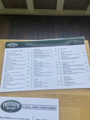 Menu photo 2 Provisions Waxhaw Waxhaw, NC
