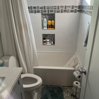 Maple Construction - Remodeled restroom after rodent infestation below tub. - General Contractors Near Me - Huntington Beach, California