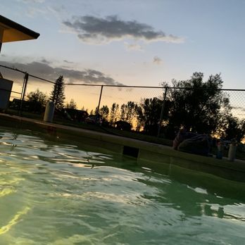 Lyman KOA - Pool shot - RV Parks Near Me - Lyman, Wyoming