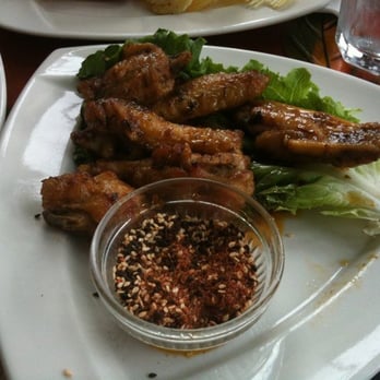 Gypsy Cafe - Red Curry Wings with Seasame Seed Dip - New American Near Me - Lincoln, New Hampshire Gypsy Cafe - Red Curry Wings with Seasame Seed Dip - New American Near Me - Lincoln, New Hampshire