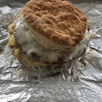 The Mill - Sausage, egg and cheese on a biscuit. Perfection each time. - Coffee & Tea Near Me - Essex, Massachusetts The Mill - Sausage, egg and cheese on a biscuit. Perfection each time. - Coffee & Tea Near Me - Essex, Massachusetts