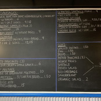 Bratzeit - The Menu Board - German Near Me - Dahlonega, Georgia