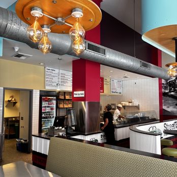Street Taco - Clean mod interior, with nice stainless counters along windows. - Mexican Near Me - San Francisco, California Street Taco - Clean mod interior, with nice stainless counters along windows. - Mexican Near Me - San Francisco, California