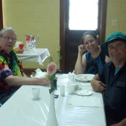 Milky Wave Tie Dye Customers feeling groovy at a Ruritan breakfast.