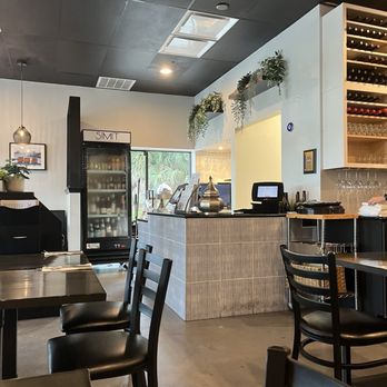 Simit Fresh Mediterranean Restaurant - inside view from our table... not busy for a Saturday afternoon. - Middle Eastern Near Me - Naples, Florida Simit Fresh Mediterranean Restaurant - inside view from our table... not busy for a Saturday afternoon. - Middle Eastern Near Me - Naples, Florida