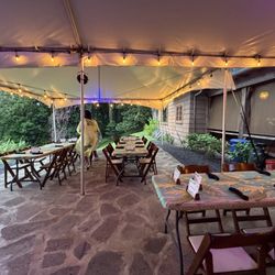 Experience Nutridge - Luau dining tent and seating