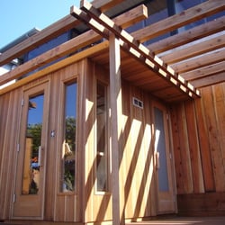 Artisans Landscape - Sauna room and arbor