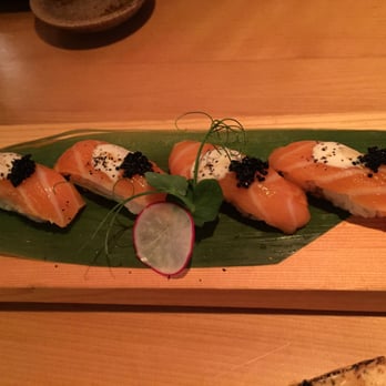 MF Sushi - Sake nigiri - Sushi Bars Near Me - Houston, Texas