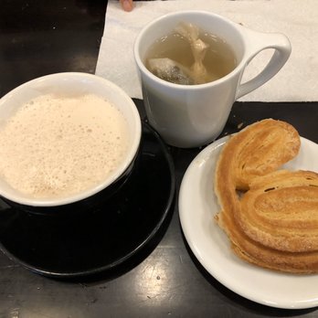 Black Cup - Chai, jasmine tea, and warmed palm pastry. So good! - Coffee & Tea Near Me - Anchorage, Alaska