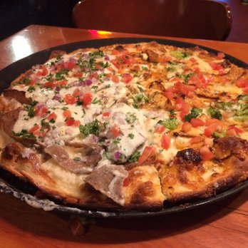 Moose's Tooth - Half Greek Gyro and half Garlic Lovers. - Pizza Near Me - Anchorage, Alaska