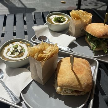 Sessions West Coast Deli - half meddock melee + soup, half goodfella + soup - Delis Near Me - Newport Beach, California Sessions West Coast Deli - half meddock melee + soup, half goodfella + soup - Delis Near Me - Newport Beach, California