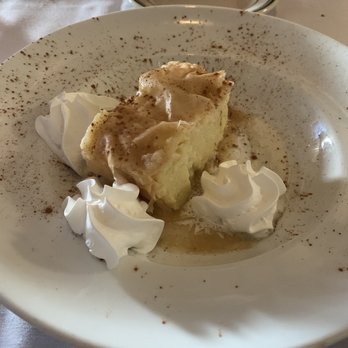 Olympia Cafe - galaktoboureko, a Greek custard dessert served with whipped cream. very good but not fantastic. - Greek Near Me - Savannah, Georgia Olympia Cafe - galaktoboureko, a Greek custard dessert served with whipped cream. very good but not fantastic. - Greek Near Me - Savannah, Georgia