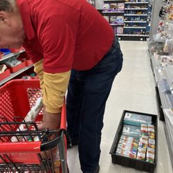 Michaels - Rick loading my cart after dogged search for product!