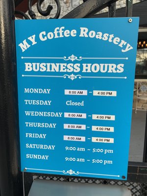 Menu photo 6 MY Coffee Roastery Berkeley, CA