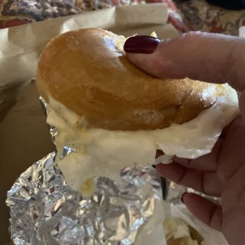 Bagels-4-U - Hillsborough - Bagel with incorrect cheese. - Bagels Near Me - Hillsborough, New Jersey Bagels-4-U - Hillsborough - Bagel with incorrect cheese. - Bagels Near Me - Hillsborough, New Jersey
