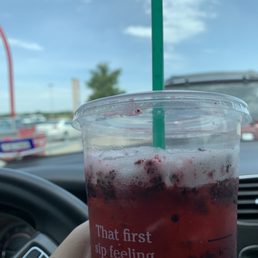 Very berry hibiscus lemonade.