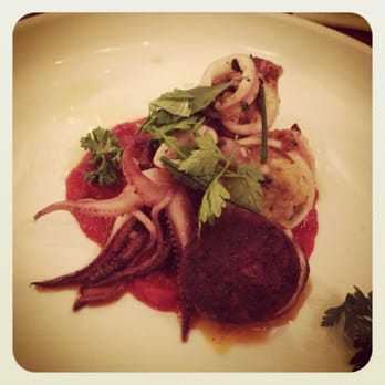 Volt - Best appetizer: octopus filled with paella rice and chorizo ;) - Diners Near Me - Amsterdam, New Hampshire Volt - Best appetizer: octopus filled with paella rice and chorizo ;) - Diners Near Me - Amsterdam, New Hampshire