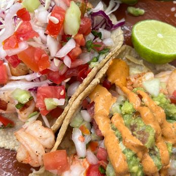Mary's - Grilled shrimp comes w/cabbage and pico. Olea garlic butter grilled shrimp with pico cabbage chipotle and guac - Mexican Near Me - Sayulita, NAY Mary's - Grilled shrimp comes w/cabbage and pico. Olea garlic butter grilled shrimp with pico cabbage chipotle and guac - Mexican Near Me - Sayulita, NAY