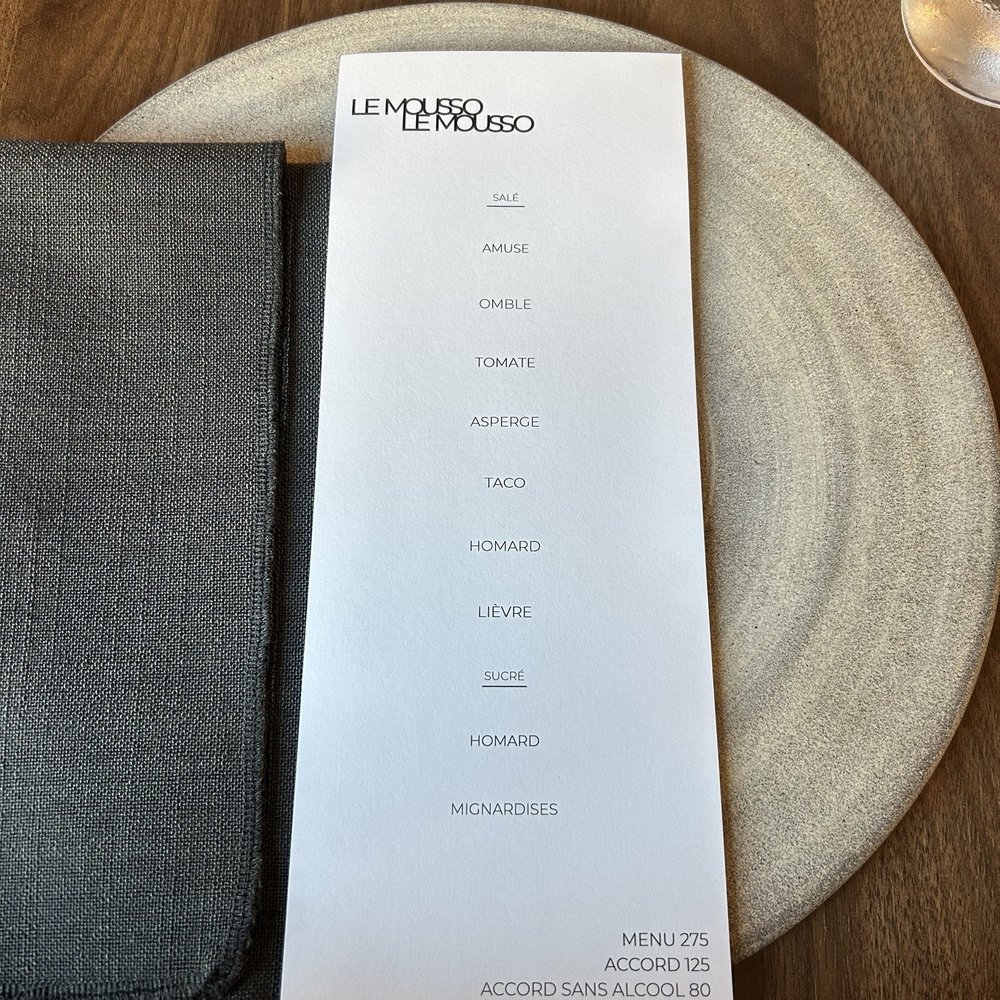 Le Mousso - Menu - Canadian (New) Near Me - Montreal, Quebec