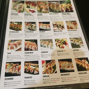 Hooked on Sushi - Menu - Sushi Bars Near Me - Fort Worth, Texas