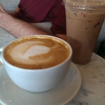 Summer Moon Coffee - Cappucino. Iced midnight mocha - Coffee & Tea Near Me - Frisco, Texas