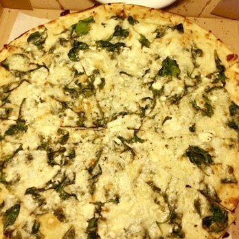 Upper Crust Pizzeria - Boston style 'White Spinach' pizza from Upper Crust Pizza Beverly Hills - Pizza Near Me - Beverly Hills, California Upper Crust Pizzeria - Boston style 'White Spinach' pizza from Upper Crust Pizza Beverly Hills - Pizza Near Me - Beverly Hills, California