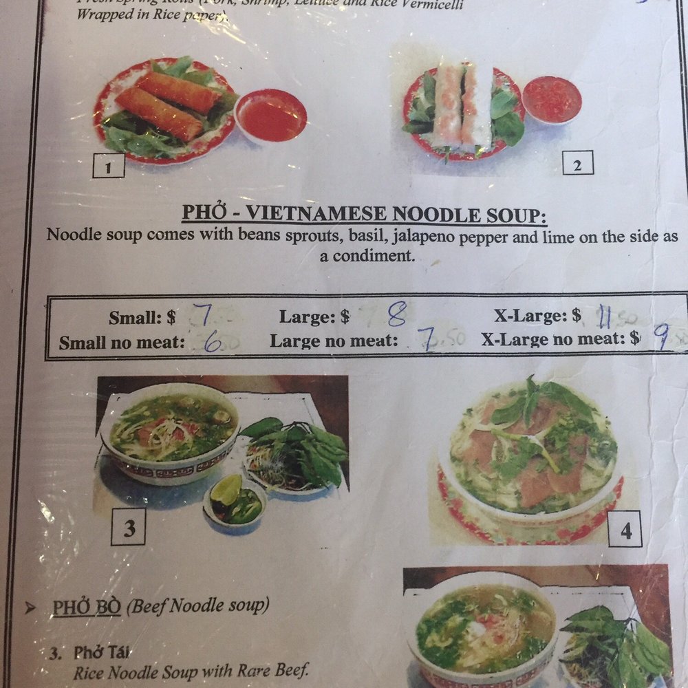 Pho Bac Cafe - Bowl sizes and prices - Vietnamese Near Me - Kent, Washington Pho Bac Cafe - Bowl sizes and prices - Vietnamese Near Me - Kent, Washington