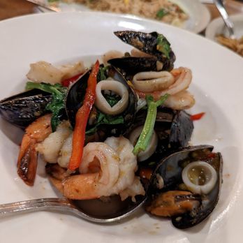 Ammata Thai Kitchen - Their seafood special dish ? spicy level 3 - Thai Near Me - River Vale, New Jersey Ammata Thai Kitchen - Their seafood special dish ? spicy level 3 - Thai Near Me - River Vale, New Jersey