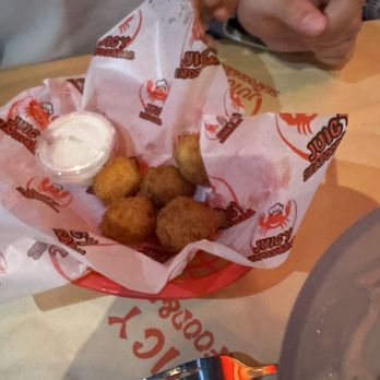 Juicy Seafood & Bar - Hush puppies - Cajun/Creole Near Me - Mesquite, Texas Juicy Seafood & Bar - Hush puppies - Cajun/Creole Near Me - Mesquite, Texas
