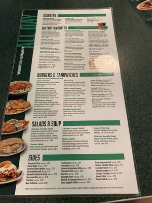 Menu photo 2 Metro Diner Matthews, NC Menu photo 2 Metro Diner Matthews, NC