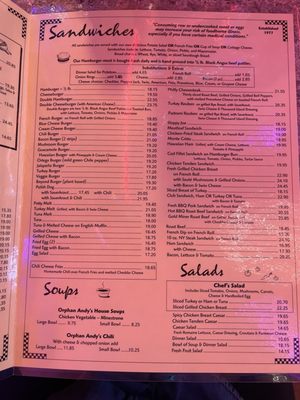 Menu photo 8 Orphan Andy's San Francisco, CA Menu photo 8 Orphan Andy's San Francisco, CA