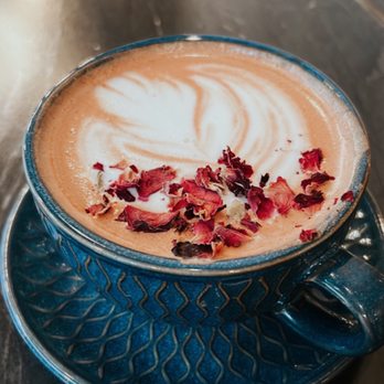Delah Coffee - Rose latte - Desserts Near Me - Oakland, California Delah Coffee - Rose latte - Desserts Near Me - Oakland, California