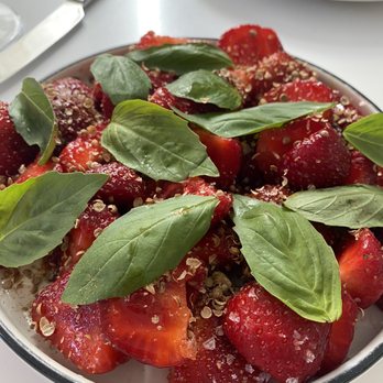 Misi - Strawberries with honey and salt - Italian Near Me - Brooklyn, New York Misi - Strawberries with honey and salt - Italian Near Me - Brooklyn, New York