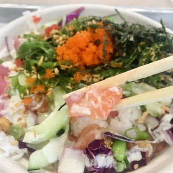 Red Poke - Tuna and salmon poke bowl - Korean Near Me - New York, New York