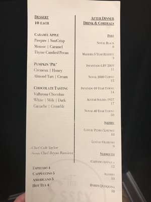 Menu photo 7 The Essex old saybrook, CT