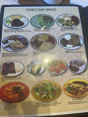 Menu photo 2 Paseo San Miguel Los Angeles, CA