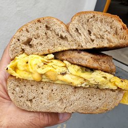Best Coast Bagels - Sausage and Eggs